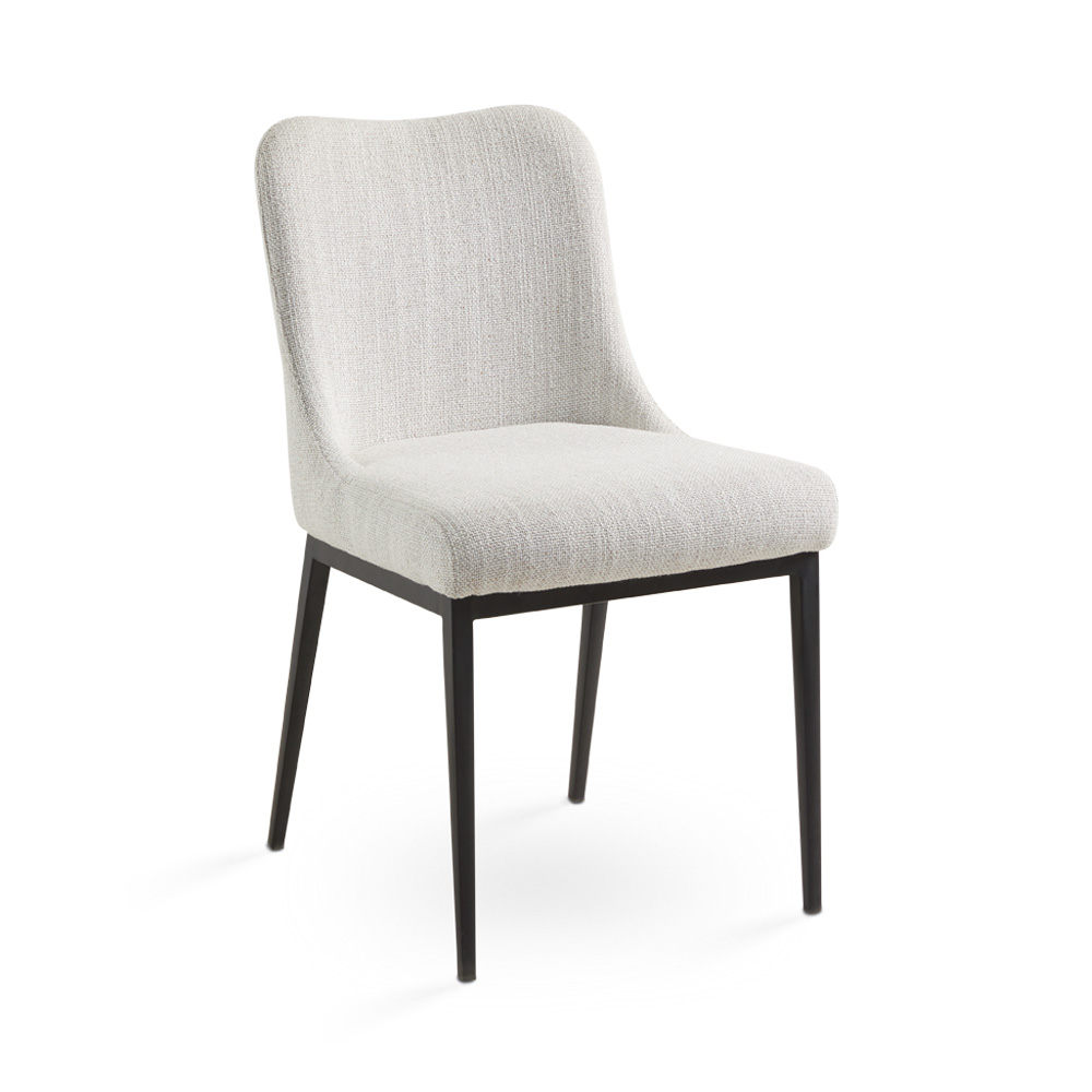 Maverick Dining Chair: Beige Linen